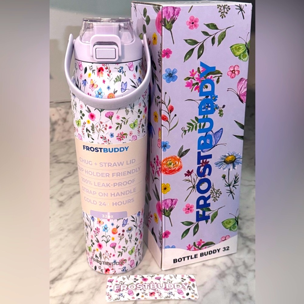 SoldOutOnline FrostBuddy Wildflower Bottle Buddy Tumbler 32oz NIB LimitedEdition